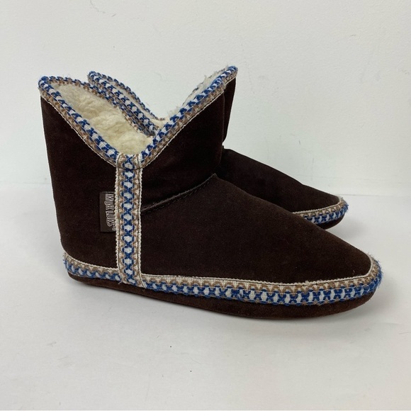 Muk Luks Shoes - Muk Luks Brown Slippers House Shoes